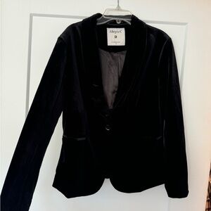 Black Velvet Blazer